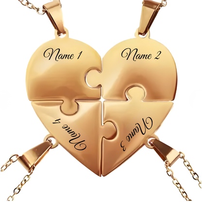 Union™ - Personalisierte Familien-Puzzle-Halskette