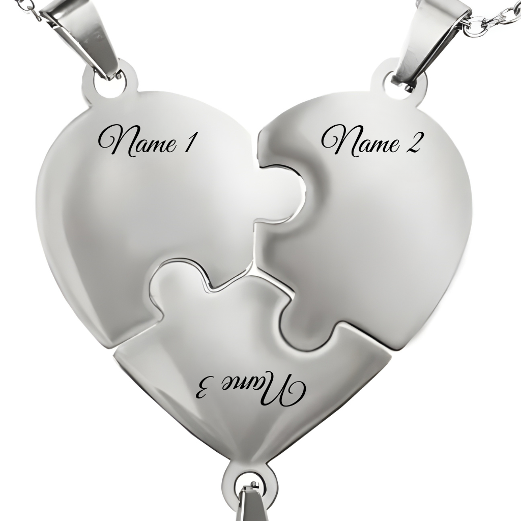 Union™ - Personalisierte Familien-Puzzle-Halskette