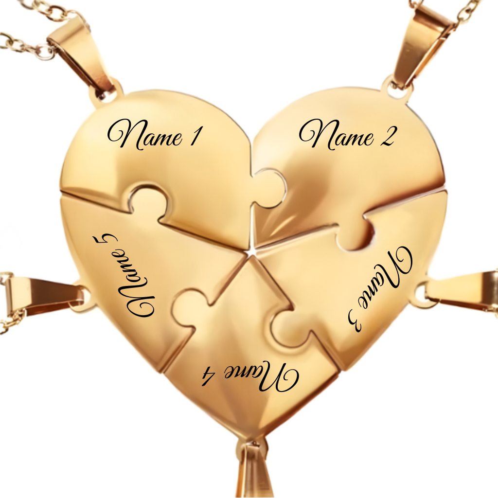Union™ - Personalisierte Familien-Puzzle-Halskette