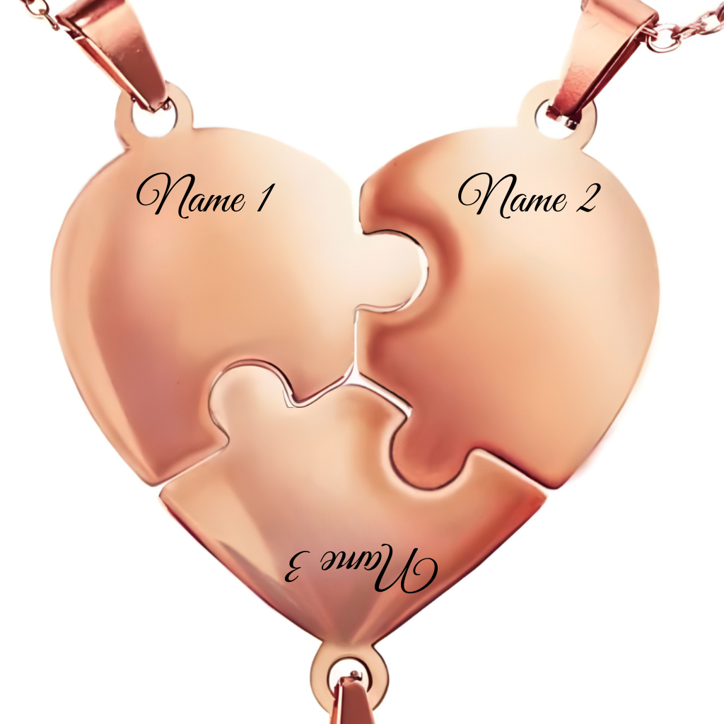 Union™ - Personalisierte Familien-Puzzle-Halskette