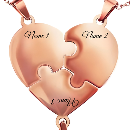 Union™ - Personalisierte Familien-Puzzle-Halskette