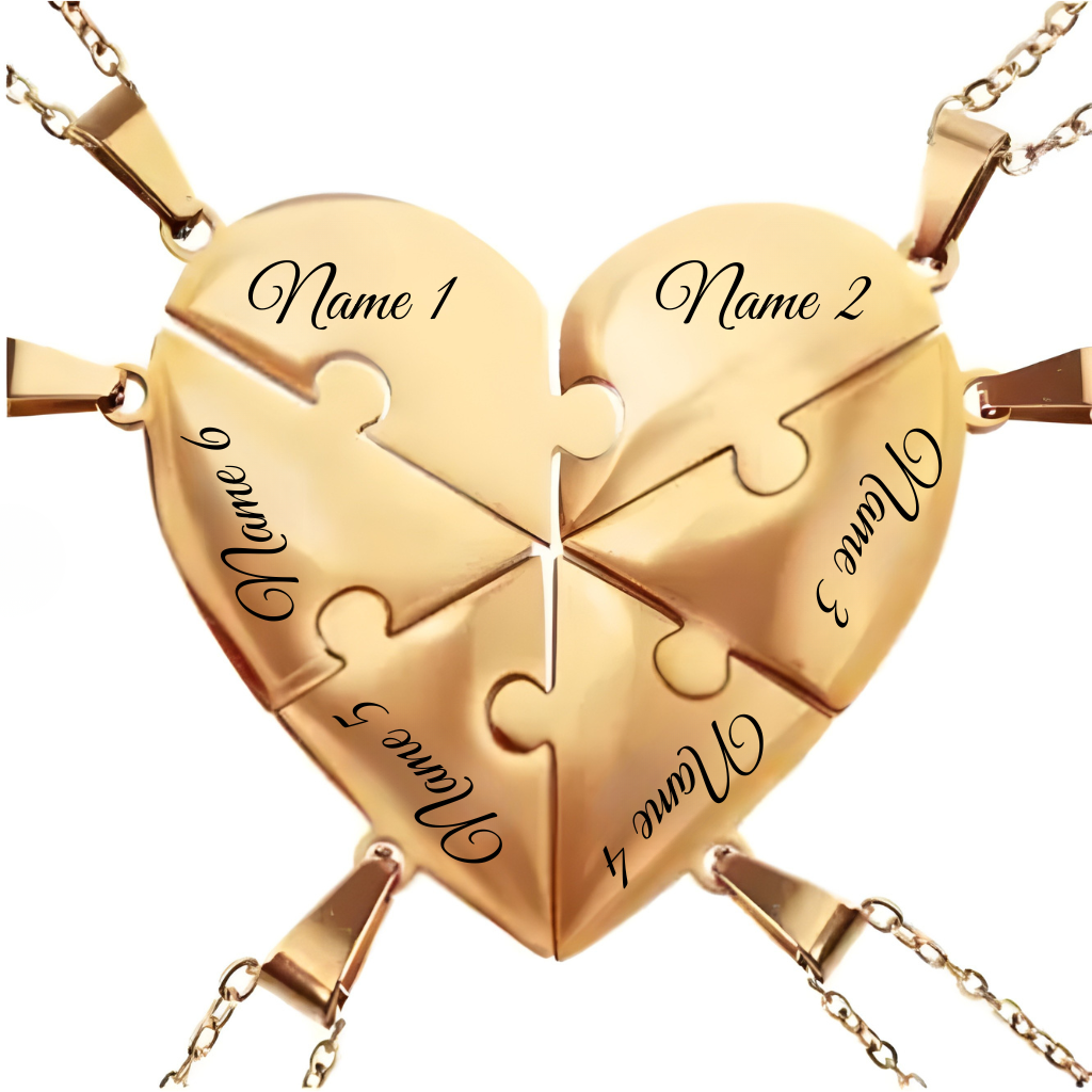 Union™ - Personalisierte Familien-Puzzle-Halskette