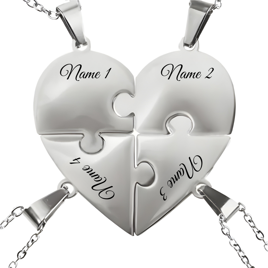 Union™ - Personalisierte Familien-Puzzle-Halskette