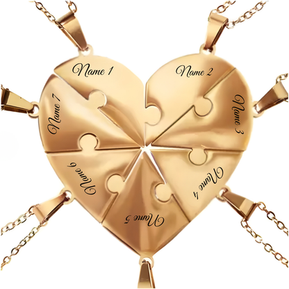 Union™ - Personalisierte Familien-Puzzle-Halskette