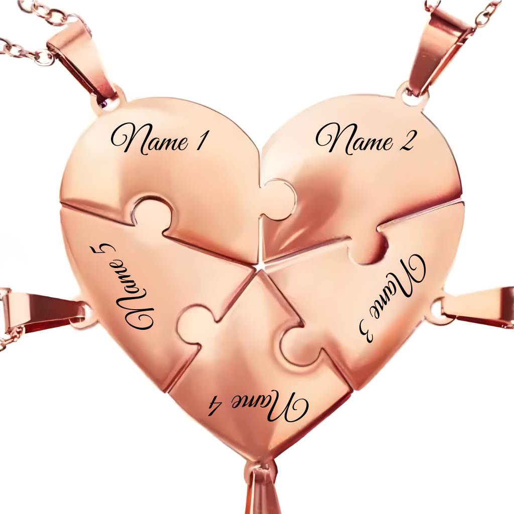 Union™ - Personalisierte Familien-Puzzle-Halskette