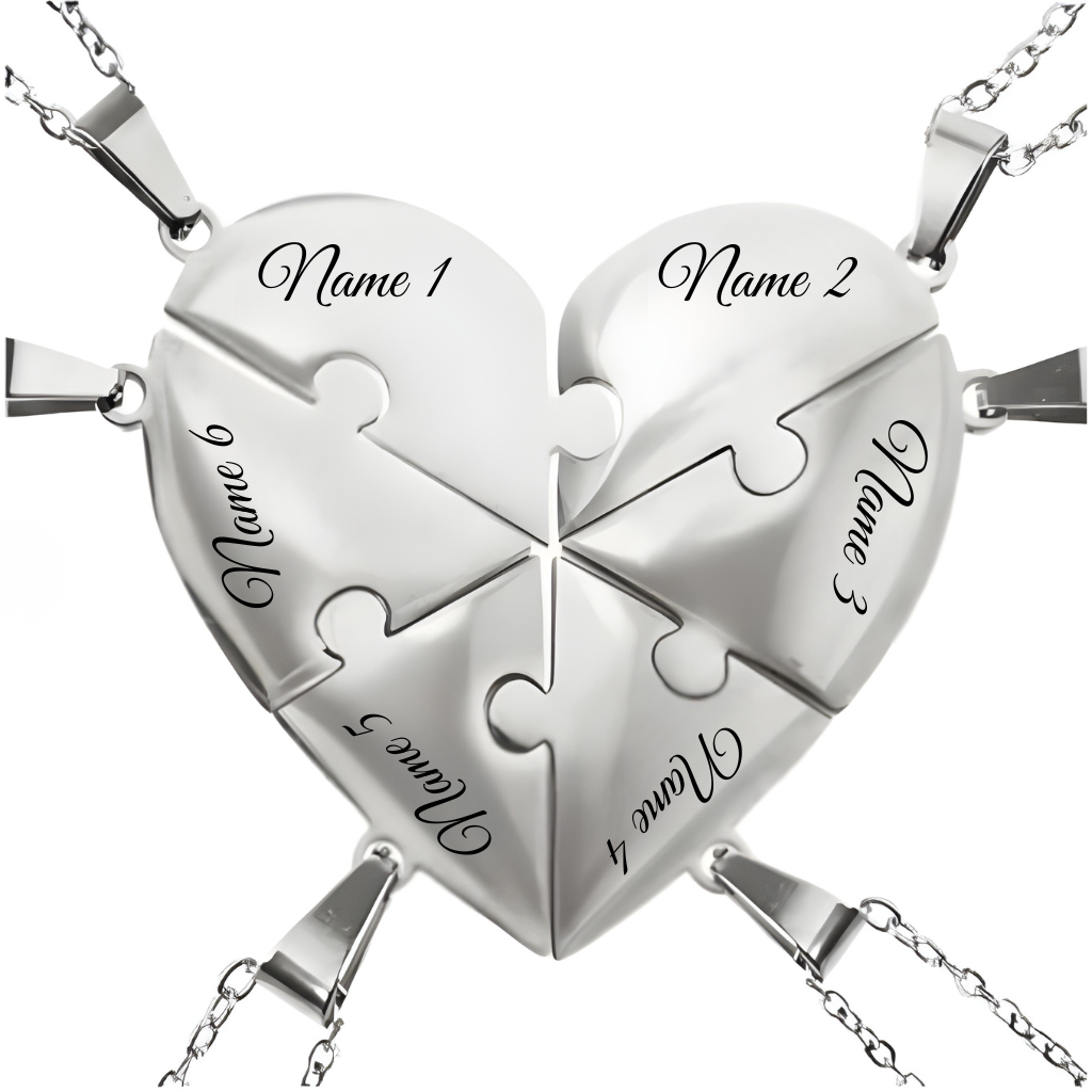 Union™ - Personalisierte Familien-Puzzle-Halskette