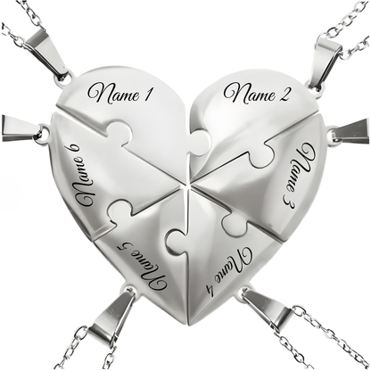 Union™ - Personalisierte Familien-Puzzle-Halskette