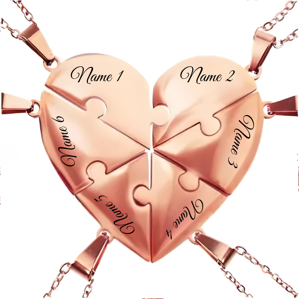 Union™ - Personalisierte Familien-Puzzle-Halskette