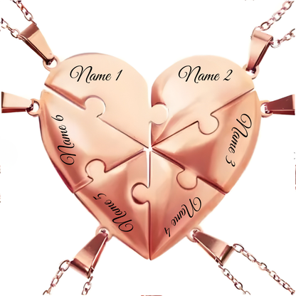 Union™ - Personalisierte Familien-Puzzle-Halskette