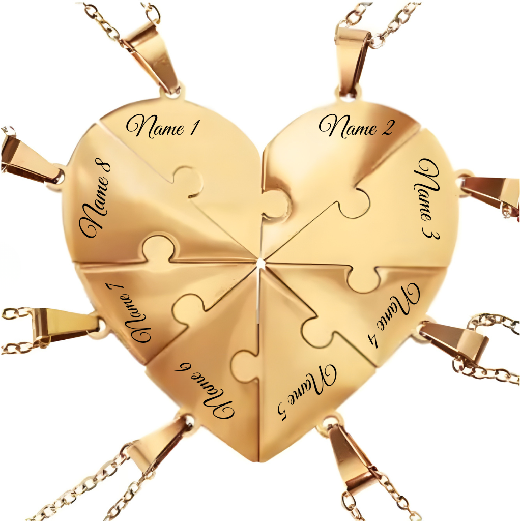Union™ - Personalisierte Familien-Puzzle-Halskette