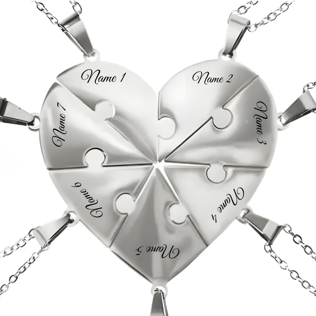 Union™ - Personalisierte Familien-Puzzle-Halskette