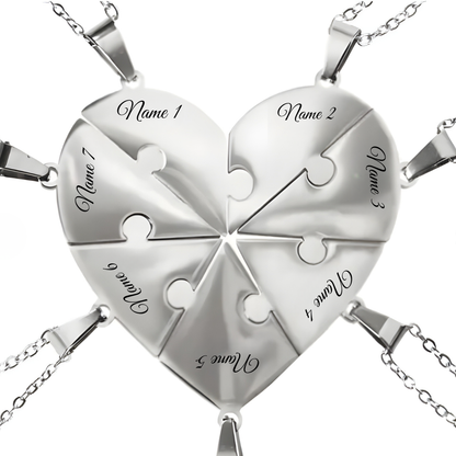 Union™ - Personalisierte Familien-Puzzle-Halskette