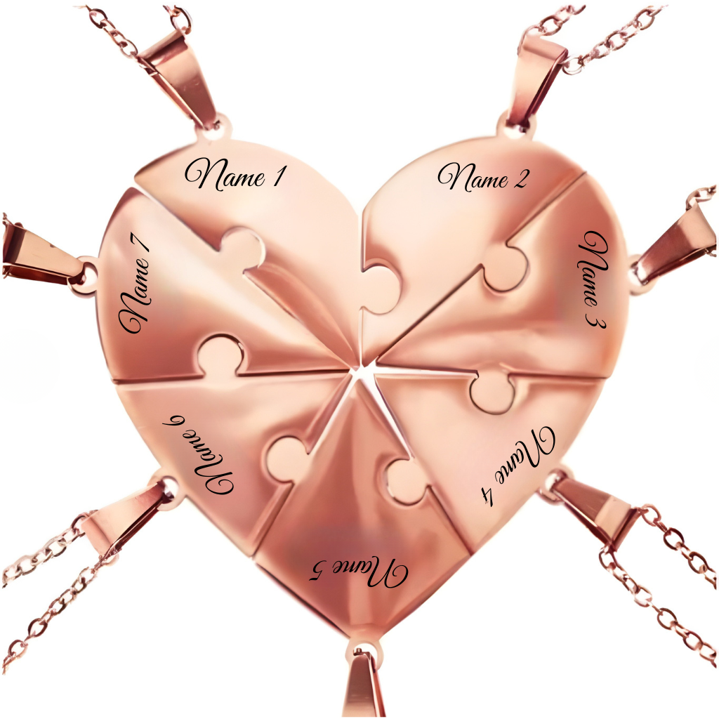 Union™ - Personalisierte Familien-Puzzle-Halskette