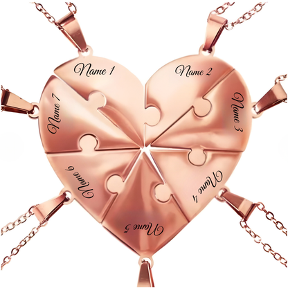 Union™ - Personalisierte Familien-Puzzle-Halskette