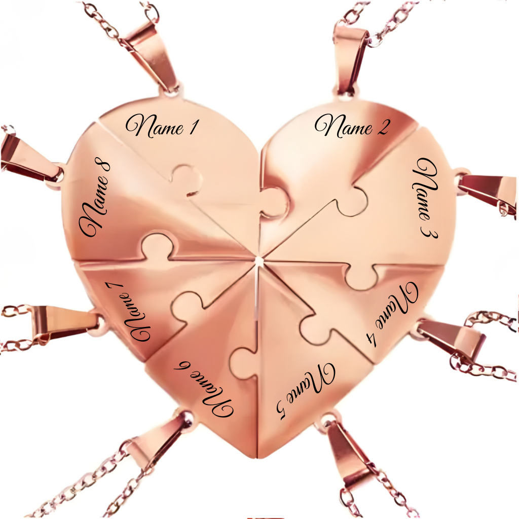 Union™ - Personalisierte Familien-Puzzle-Halskette