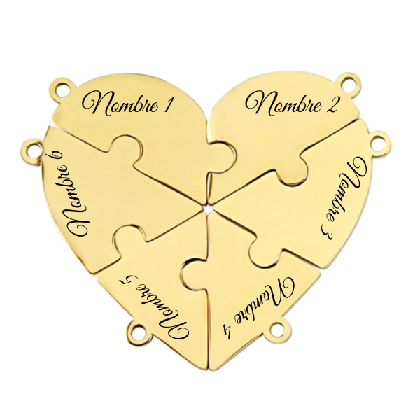 Union™ - Personalized Family Puzzle Keychain