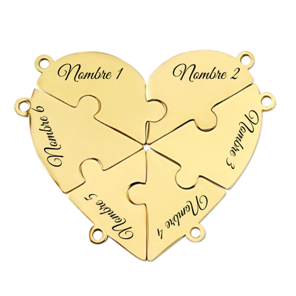 Union™ - Personalized Family Puzzle Keychain