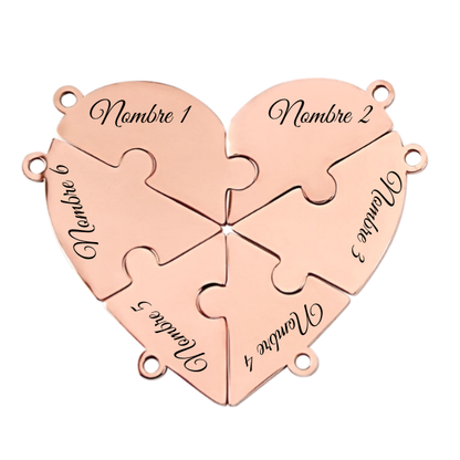 Union™ - Personalized Family Puzzle Keychain