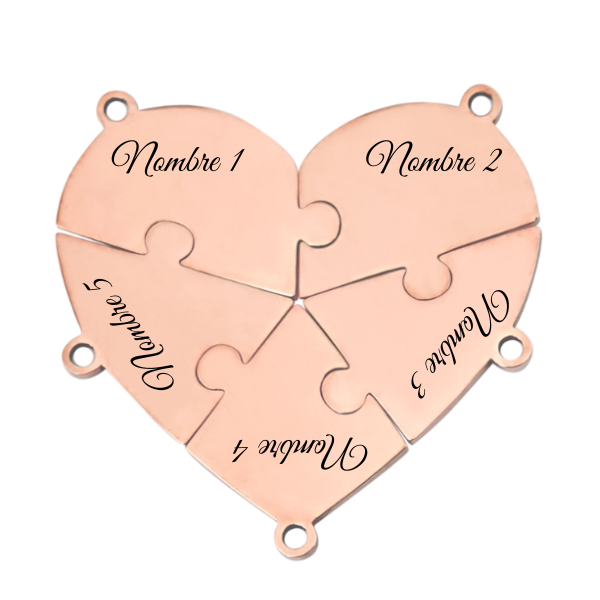 Union™ - Personalized Family Puzzle Keychain