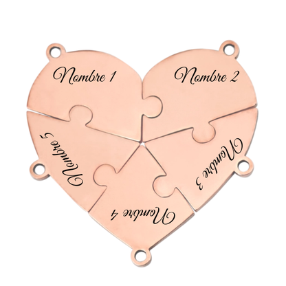 Union™ - Personalized Family Puzzle Keychain