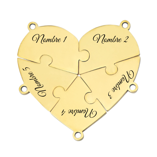Union™ - Personalized Family Puzzle Keychain