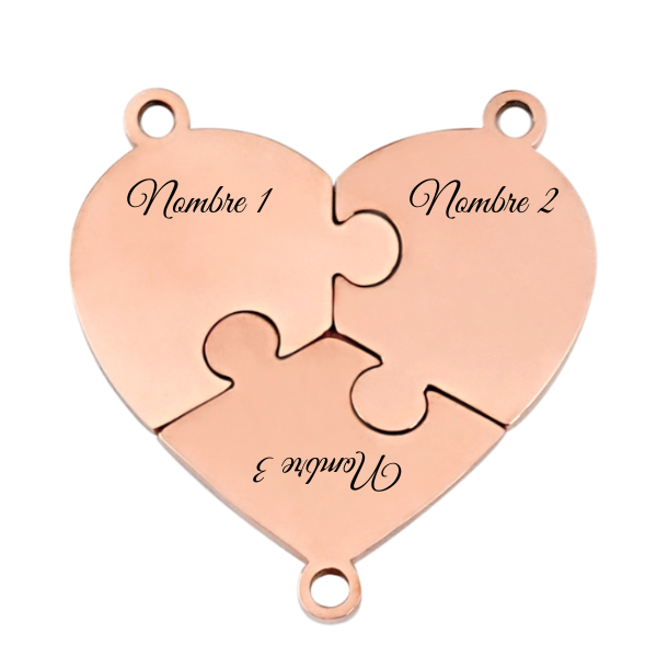 Union™ - Personalized Family Puzzle Keychain