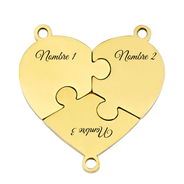 Union™ - Personalized Family Puzzle Keychain