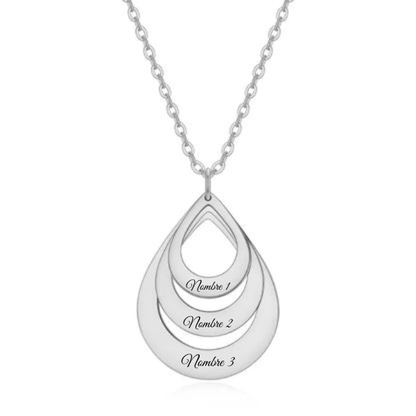 Eternal Drops™ - Stainless Steel Teardrop Pendant