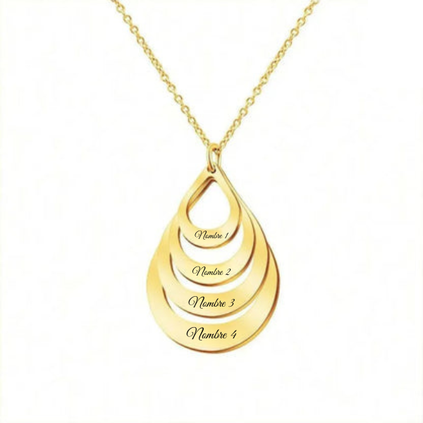 Eternal Drops™ - Stainless Steel Teardrop Pendant