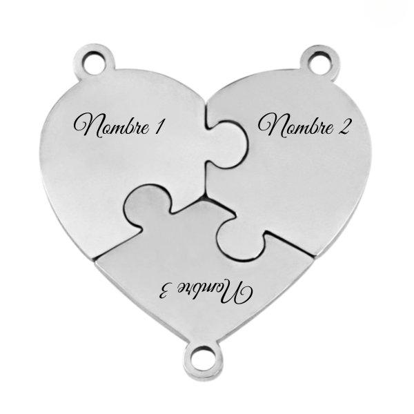 Union™ - Personalized Family Puzzle Keychain