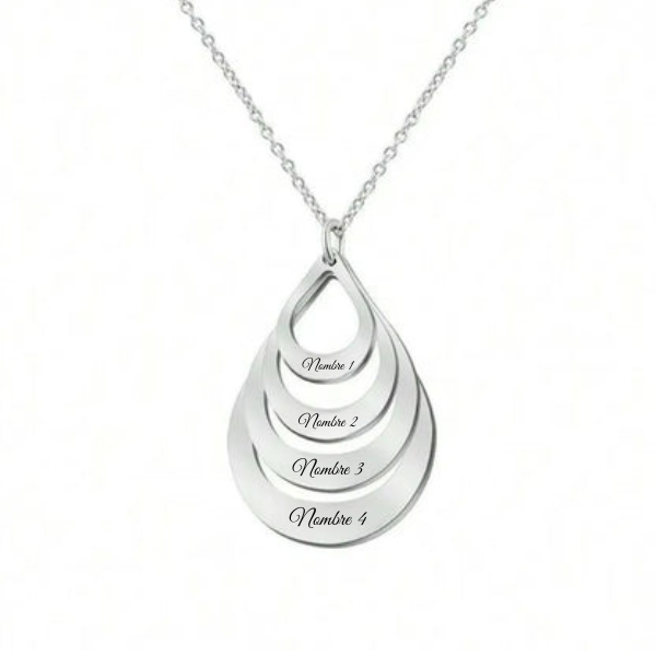 Eternal Drops™ - Stainless Steel Teardrop Pendant