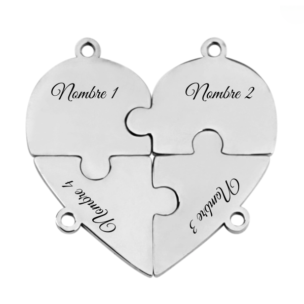 Union™ - Personalized Family Puzzle Keychain