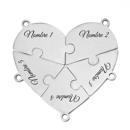 Union™ - Personalized Family Puzzle Keychain