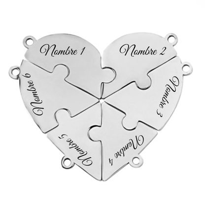 Union™ - Personalized Family Puzzle Keychain