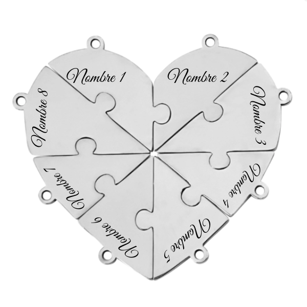 Union™ - Personalized Family Puzzle Keychain