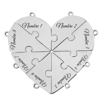 Union™ - Personalized Family Puzzle Keychain
