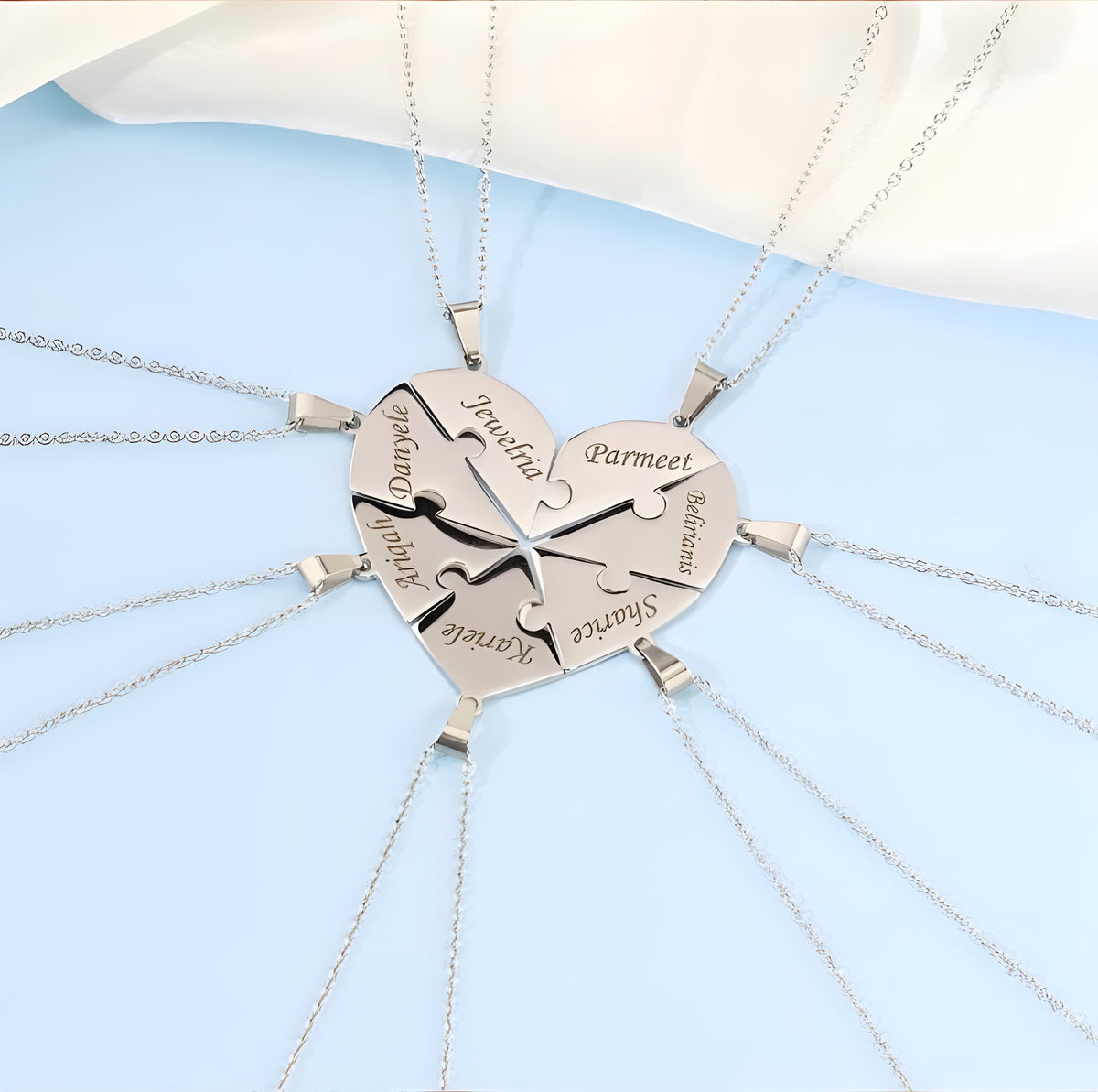 Union™ - Personalized Family Puzzle Necklace