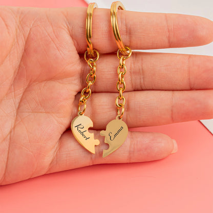 Union™ - Personalized Family Puzzle Keychain