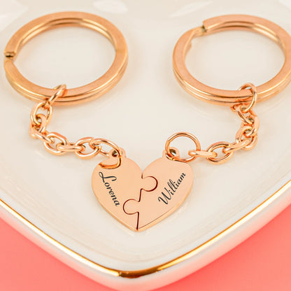 Union™ - Personalized Family Puzzle Keychain