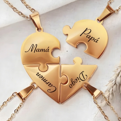 Union™ - Personalized Family Puzzle Necklace