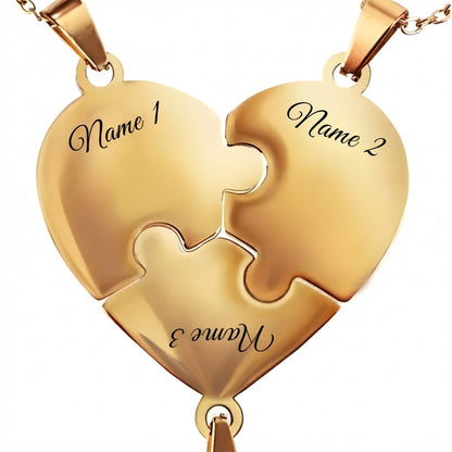 Union™ - Personalisierte Familien-Puzzle-Halskette