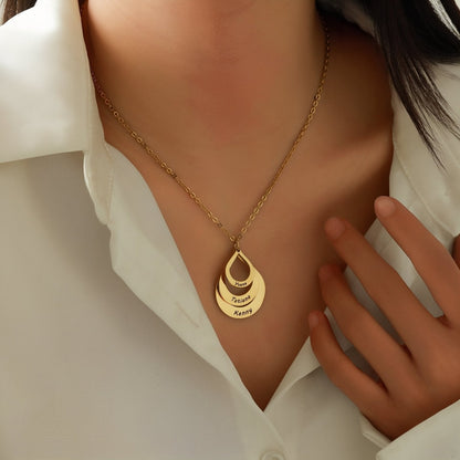 Eternal Drops™ - Stainless Steel Teardrop Pendant