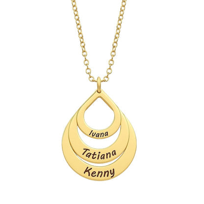 Eternal Drops™ - Stainless Steel Teardrop Pendant