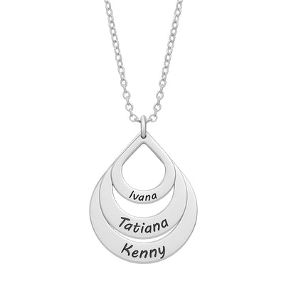 Eternal Drops™ - Stainless Steel Teardrop Pendant