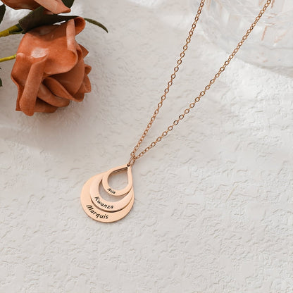 Eternal Drops™ - Stainless Steel Teardrop Pendant