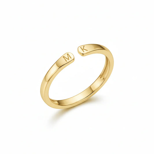 Iniciales™ - Anillo personalizable iniciales